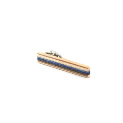 Unique and handmade tie clip made from recycled skateboards
