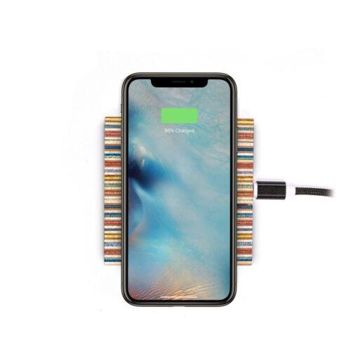 Recycled Skateboards Charging Station, Qi Wireless, iPhone xs charger