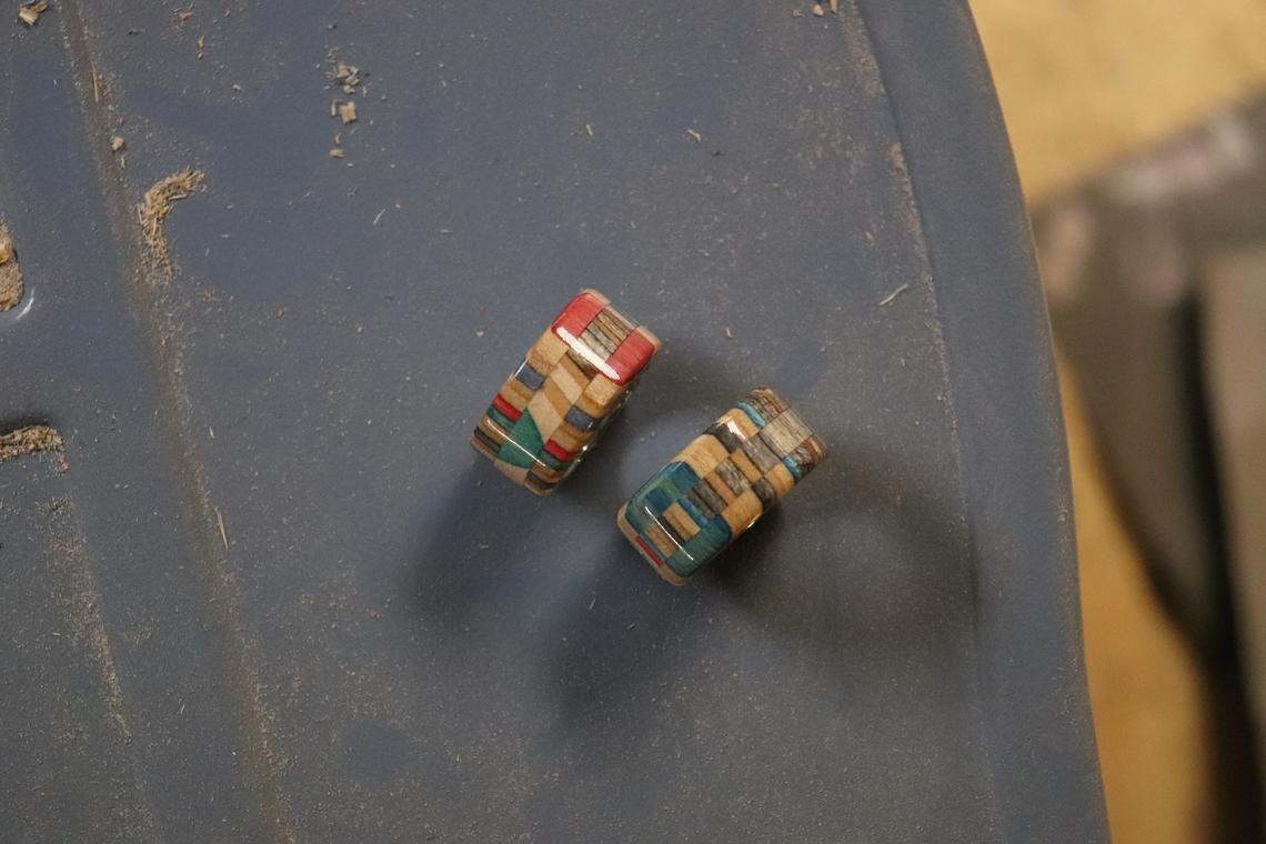 Skateboard Ring ring made from recycled skateboards