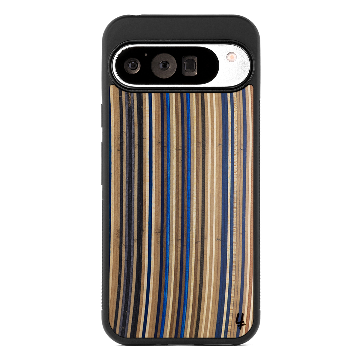 Curved Dark Blue Phone Case - 