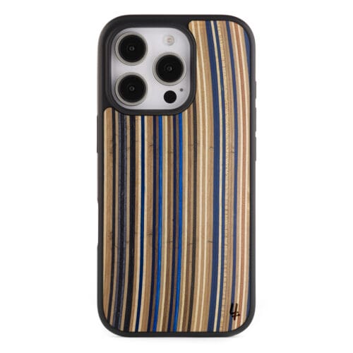 Curved Dark Blue Phone Case
