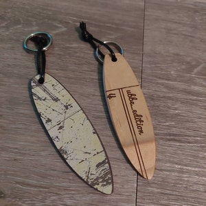 Surfboard keychain photo review