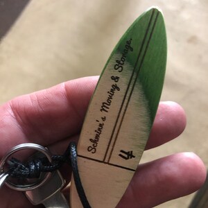 Surfboard keychain photo review